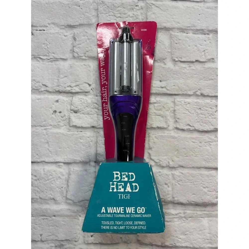 Bed Head A Wave We Go Tourmaline Ceramic Adjustable Hair Waver Iron Model #BH336